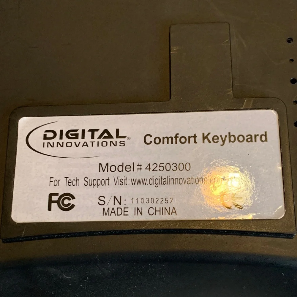 Black Wired Keyboard